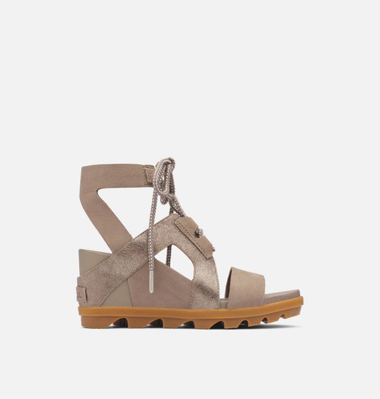 Sorel Kadın Joanie™ Ii Ankle Lace Wedge - Sandalet Kahverengi - 567-DNMQZS